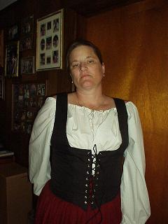 Photo of wench bodice
