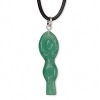 Carved Stone Goddess Necklace