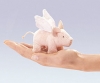 Winged Piglet Finger Puppet