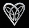 Celtic Knot Heart Pin